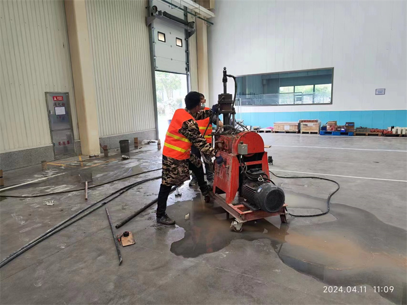 永寿厂房地面下沉塌陷注浆加固施工